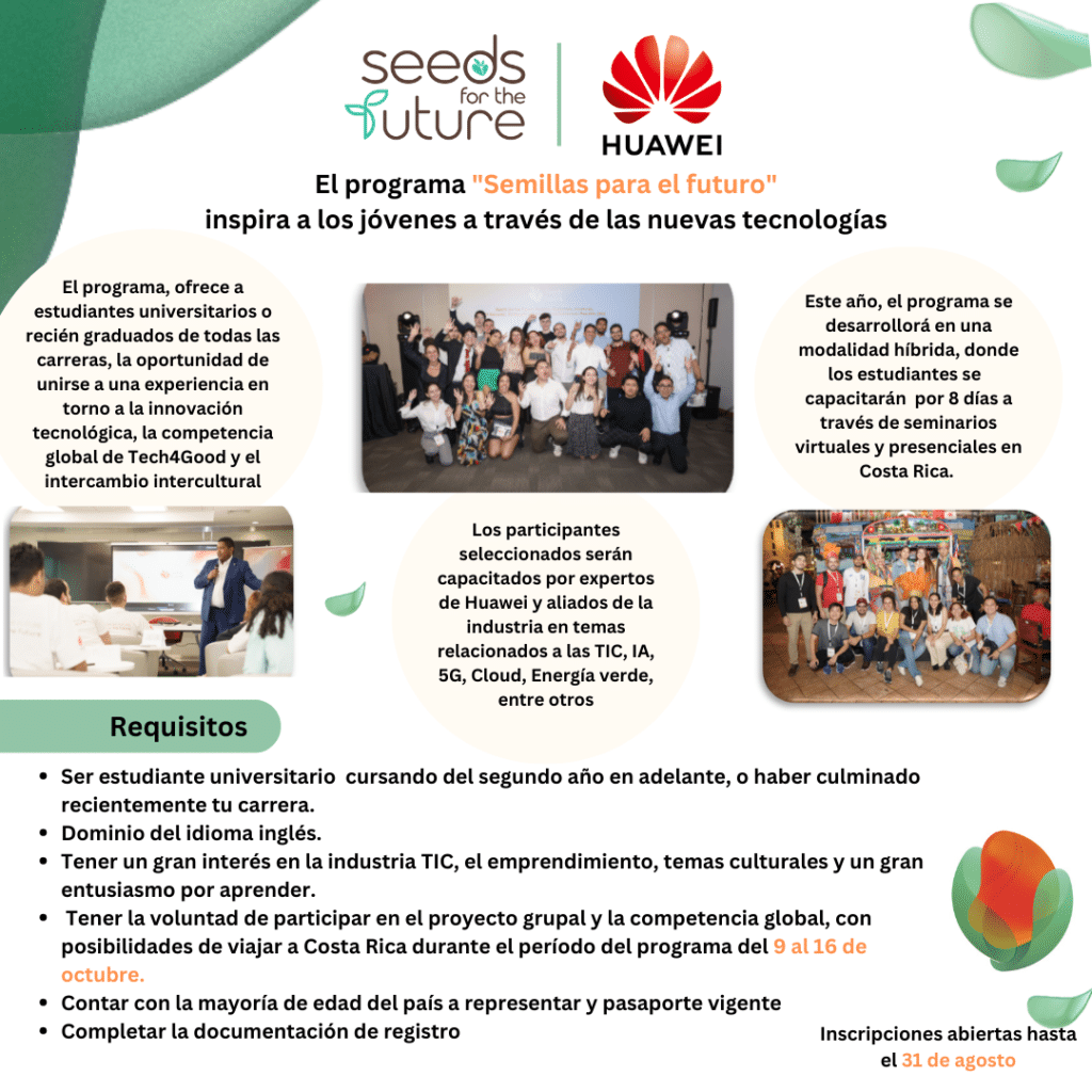 Flyer Participa en Semillas para el Futuro 2023